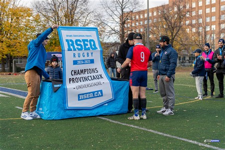 RSEQ 2024 - Finale Rugby Univ Masc - ETS vs Ottawa - Medailles ETS