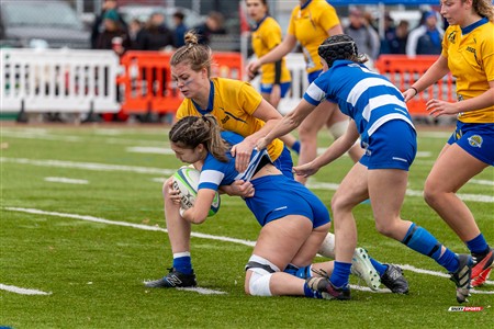 RSEQ 2024 - Final Rugby Fem CEGEP - John Abbott (12) vs (21) Dawson - First Half