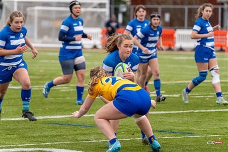 RSEQ 2024 - Final Rugby Fem CEGEP - John Abbott (12) vs (21) Dawson - First Half