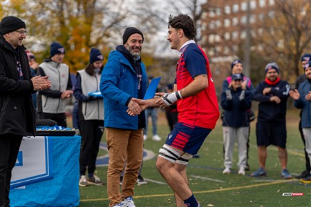 RSEQ 2024 - Finale Rugby Univ Masc - ETS vs Ottawa - Medailles ETS
