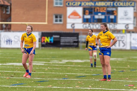 RSEQ 2024 - Final Rugby Fem CEGEP - John Abbott (12) vs (21) Dawson - First Half