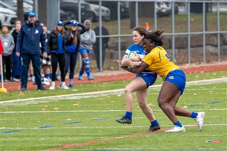 RSEQ 2024 - Final Rugby Fem CEGEP - John Abbott (12) vs (21) Dawson - First Half