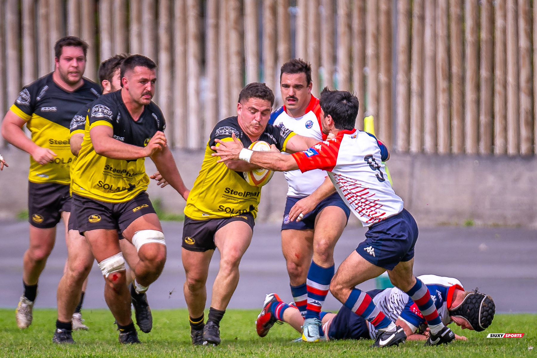 Gontzal BERRIO-OTXOA AEKOETXEA - Euken DE IRALA EGUREN -  Getxo Artea Rugby Taldea - Club de Rugby Liceo Francés - Rugby - FER 2024 - DHB - Getxo RT (38) vs (22) Liceo Frances (#FER24DGETLFR04) Photo by: Fredy Monfoto | Siuxy Sports 2024-04-06