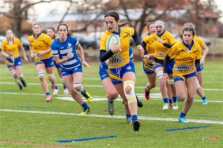 RSEQ 2024 - Final Rugby Fem CEGEP - John Abbott (12) vs (21) Dawson - Second Half