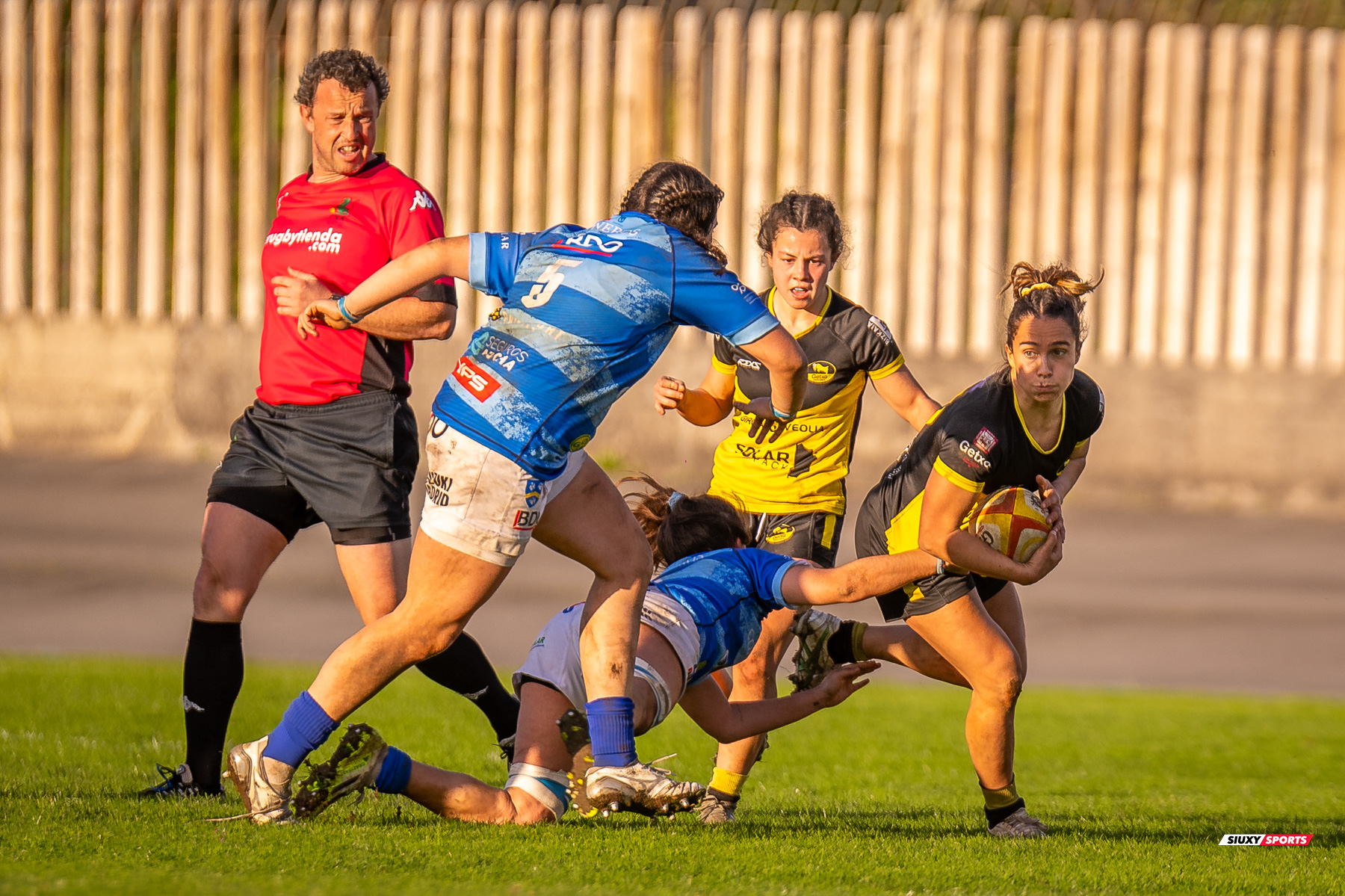  Getxo Artea Rugby Taldea - Club de Rugby Cisneros - Rugby - FER 2024 - DHB F - Getxo Neskak Rt (25) vs (13) Cisneros (#FER24DHBGNCIS02) Photo by: Fredy Monfoto | Siuxy Sports 2024-02-17