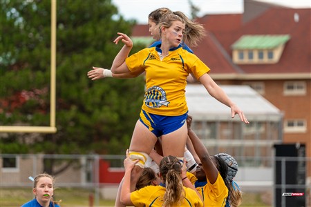 RSEQ 2024 - Final Rugby Fem CEGEP - John Abbott (12) vs (21) Dawson - First Half