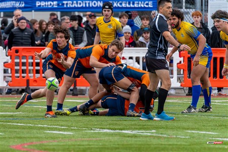 RSEQ 2024 - Final Rugby Masc CEGEP - John Abbott (48) vs (18) André Laurendeau - First Half