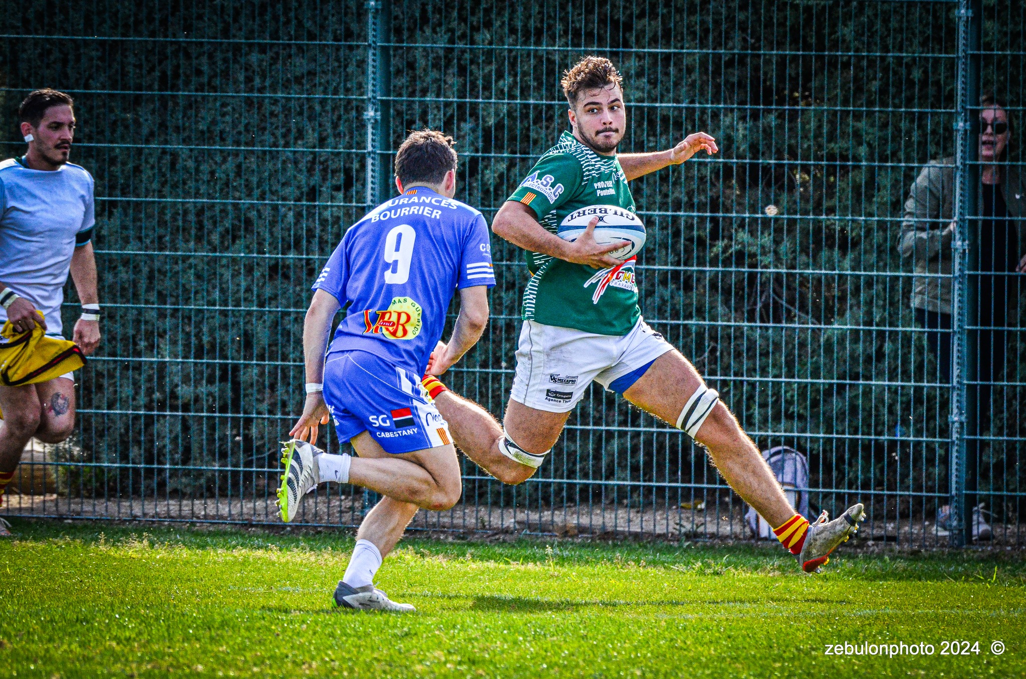  Cabestany Olympique XV - RC Ponteilla - Rugby - FFR Reg3 - Cabestani (15) vs (25) Ponteilla (#FFR24R3CABPON03) Photo by: Photo Zebulon | Siuxy Sports 2024-03-17