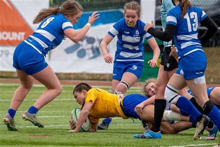 RSEQ 2024 - Final Rugby Fem CEGEP - John Abbott (12) vs (21) Dawson - Second Half