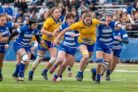 RSEQ 2024 - Final Rugby Fem CEGEP - John Abbott (12) vs (21) Dawson - Second Half