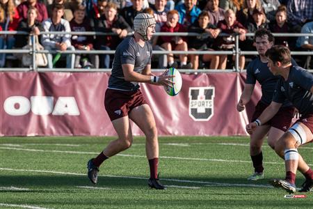 RSEQ 2024 - Rugby Univ. Masc - Ottawa U (18) vs (16) ETS - 1st Half