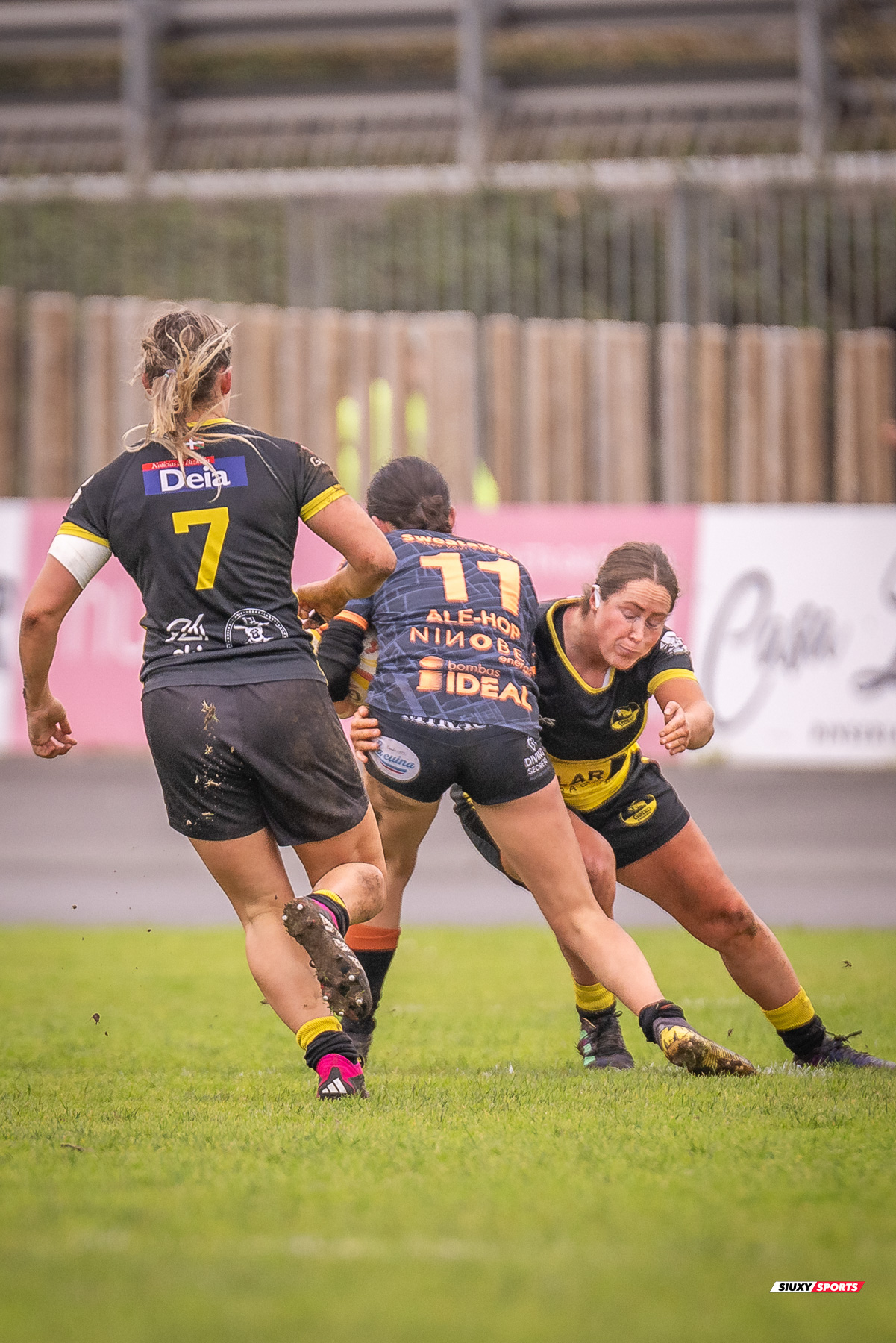  Getxo Artea Rugby Taldea - Club de Rugby Les Abelles - Rugby - FER 2024 - DHB F - Getxo Neskak Rt (19) vs (10) Les Abelles (#FER24DHBGNABE02) Photo by: Fredy Monfoto | Siuxy Sports 2024-02-04
