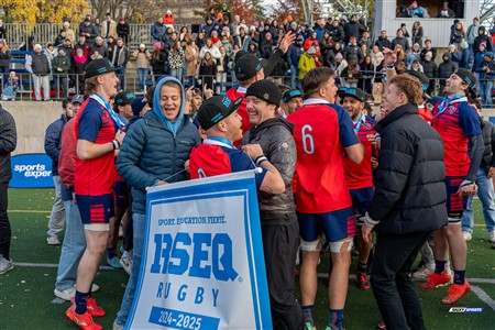 RSEQ 2024 - Finale Rugby Univ Masc - ETS vs Ottawa - Célébrations