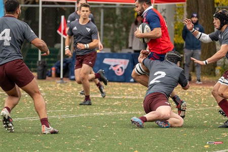 RSEQ 2024 - Finale Rugby Univ Masc - ETS (19) vs (14) Ottawa - 1 Mi-Temps Reel B