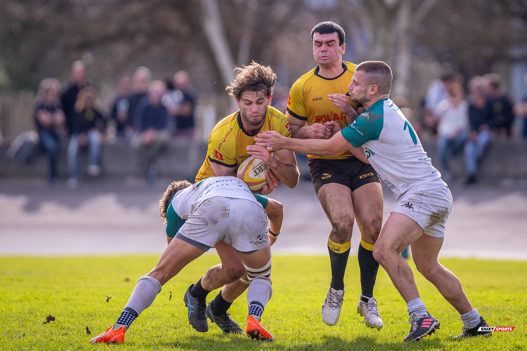 Noah COOPER - Kerman PASTOR AYO -  Getxo Artea Rugby Taldea - Rugby Club Valencia - Rugby - FER 2024 - DHB - Getxo RT (14) vs (16) Valencia RC (#FER24DHBGRTVRC01) Photo by: Fredy Monfoto | Siuxy Sports 2024-01-28
