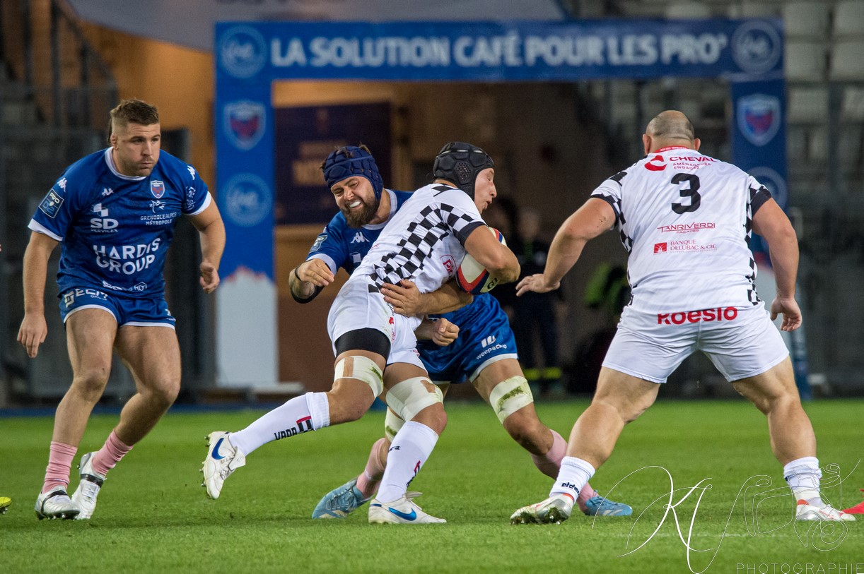 FC Grenoble Rugby - Valence Romans DR - Rugby - PRO D2 2024 - FC Grenoble (44) vs (22) Valence Romans DR (#PROD224FCGVRDR10) Photo by: Karine Valentin | Siuxy Sports 2024-10-11