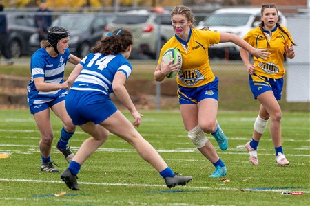 RSEQ 2024 - Final Rugby Fem CEGEP - John Abbott (12) vs (21) Dawson - First Half