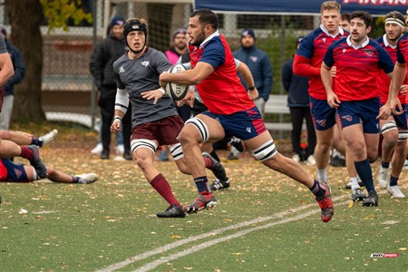 RSEQ 2024 - Finale Rugby Univ Masc - ETS (19) vs (14) Ottawa - 1 Mi-Temps Reel B
