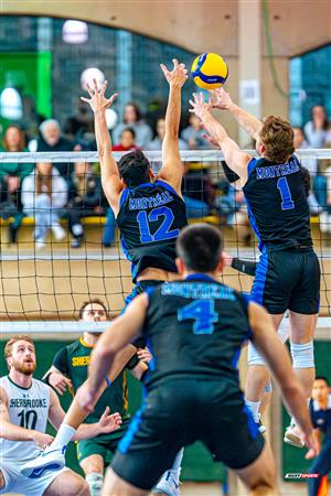 RSEQ - 2024 VOLLEY M - U DE MONTRÉAL (1) VS (3) U DE SHERBROOKE - Reel 2