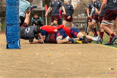RSEQ 2024 - Finale Rugby Univ Masc - ETS (19) vs (14) Ottawa - 1 Mi-Temps Reel B