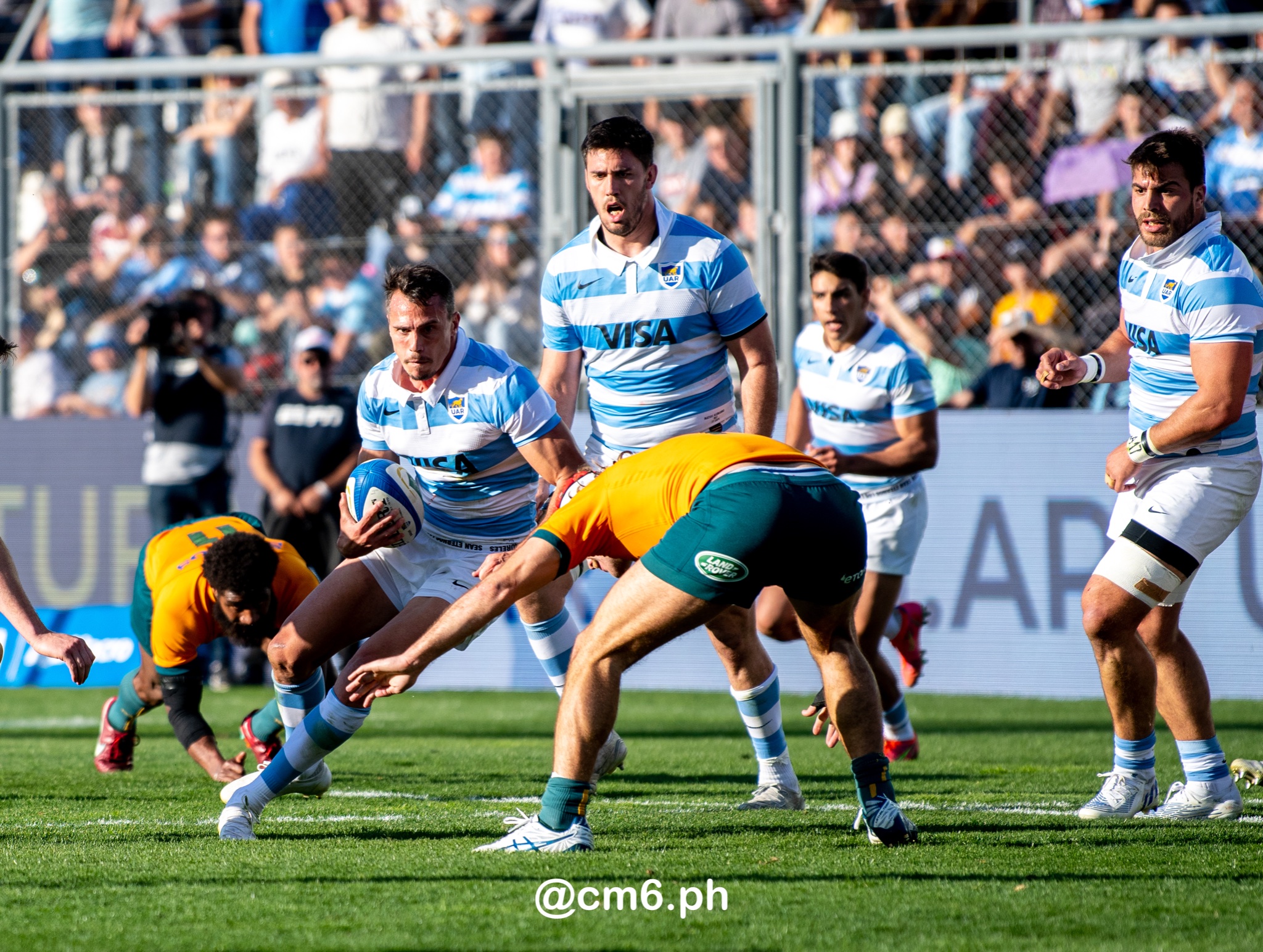  Selección Argentina de Rugby XV - Australia national rugby union team (M) - Rugby - Rugby Championship - Pumas (26) vs (41) Australia - Mendoza - Reel A (#RCH22ARGAUSa07) Photo by: Christian Mas | Siuxy Sports 2022-07-06