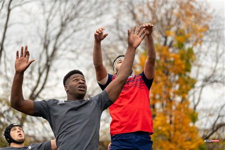 RSEQ 2024 - Finale Rugby Univ Masc - ETS (19) vs (14) Ottawa - 1 Mi-Temps Reel A