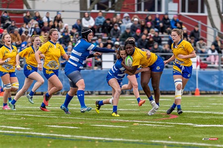 RSEQ 2024 - Final Rugby Fem CEGEP - John Abbott (12) vs (21) Dawson - First Half