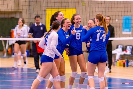 RSEQ - 2024 Volley F - U de Montréal (3) vs (2) U Laval