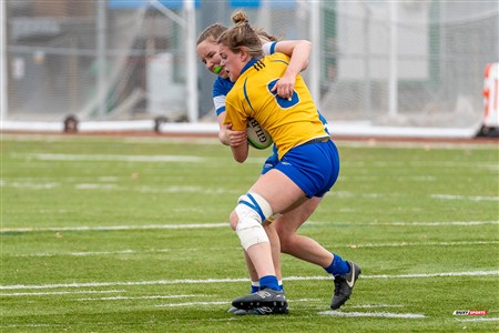 RSEQ 2024 - Final Rugby Fem CEGEP - John Abbott (12) vs (21) Dawson - First Half