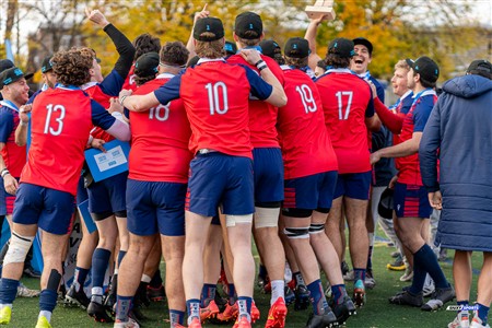 RSEQ 2024 - Finale Rugby Univ Masc - ETS vs Ottawa - Célébrations