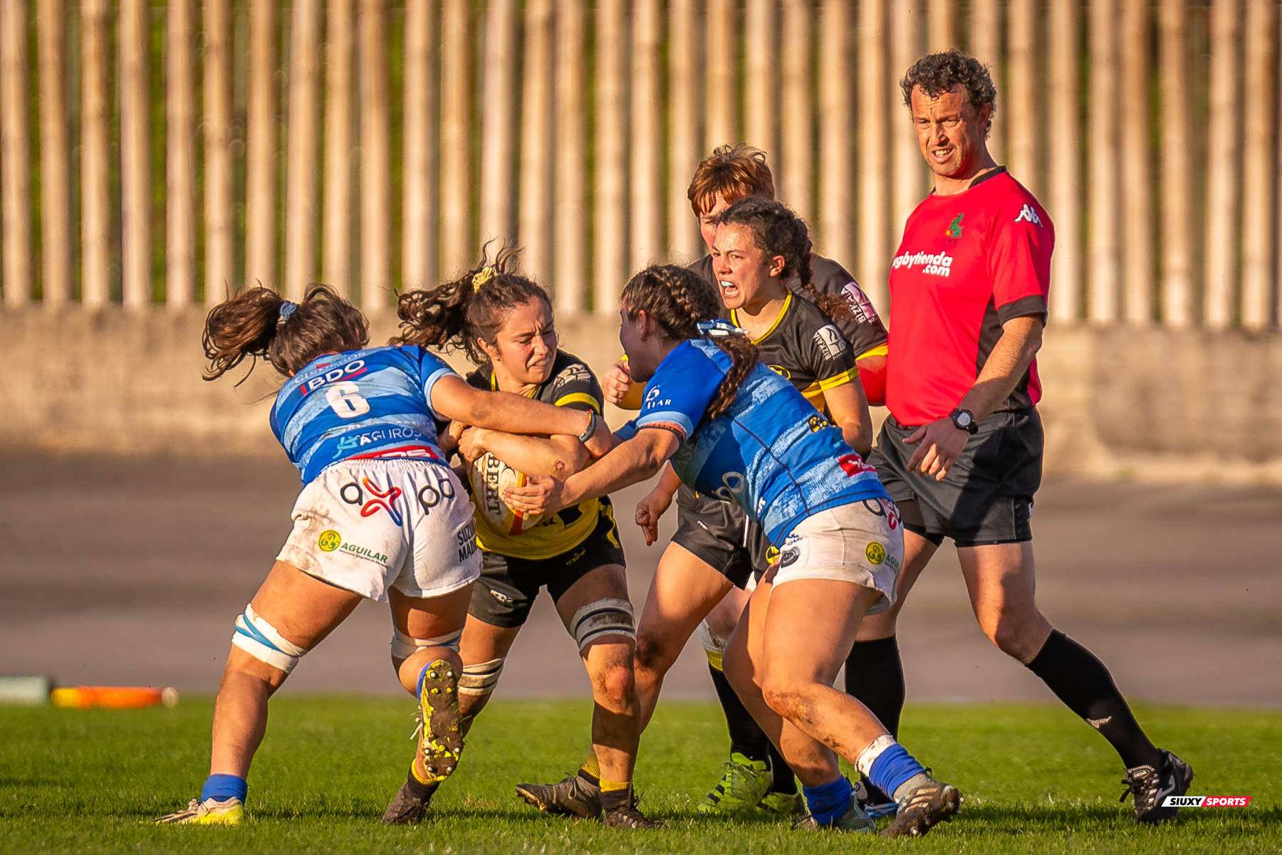  Getxo Artea Rugby Taldea - Club de Rugby Cisneros - Rugby - FER 2024 - DHB F - Getxo Neskak Rt (25) vs (13) Cisneros (#FER24DHBGNCIS02) Photo by: Fredy Monfoto | Siuxy Sports 2024-02-17