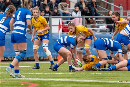 RSEQ 2024 - Final Rugby Fem CEGEP - John Abbott (12) vs (21) Dawson - First Half