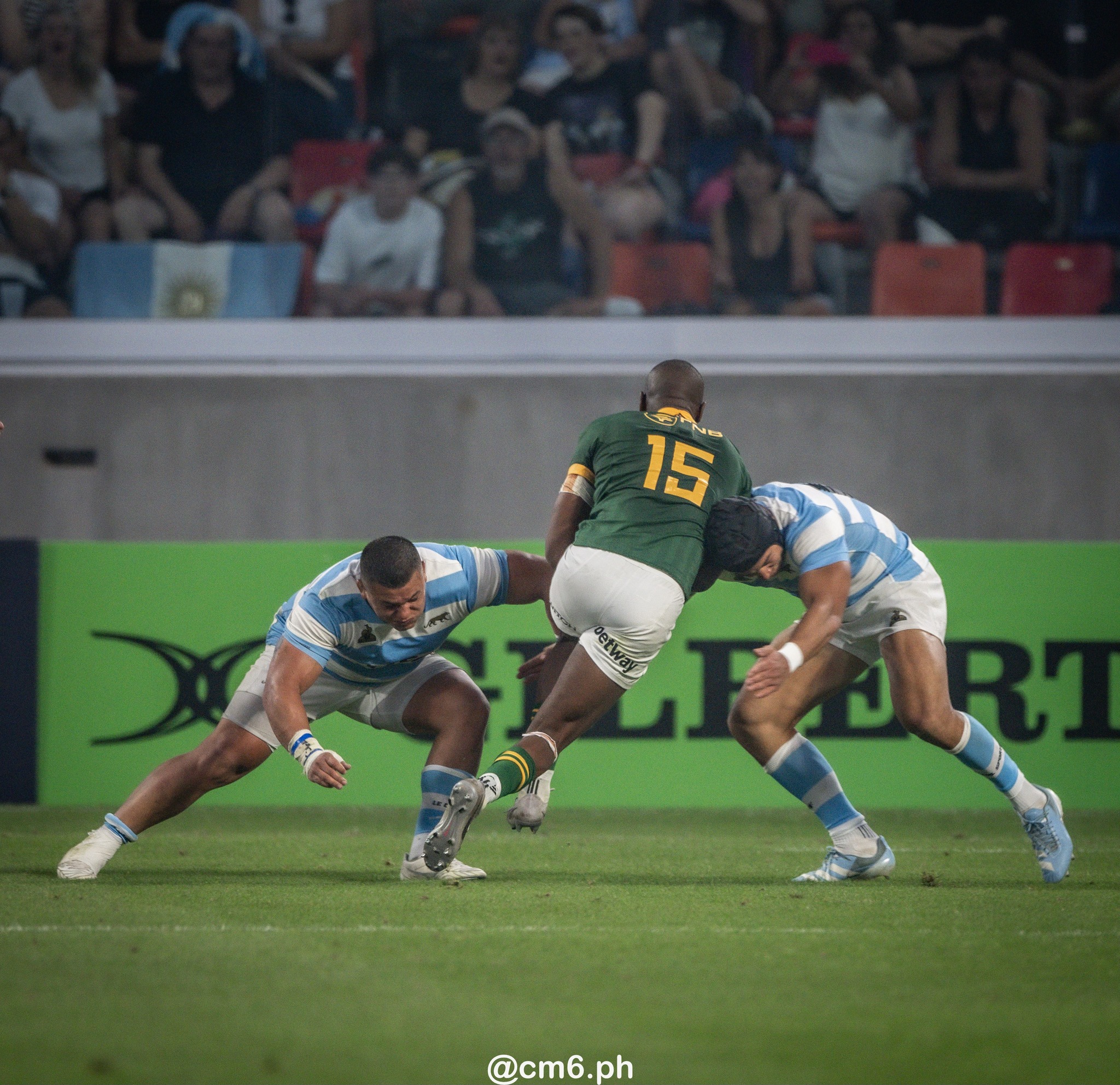  Selección Argentina de Rugby XV - South Africa national rugby union team - Rugby - Rugby Championship 2024 - Los Pumas (29) vs (28) Springboks - Santiago del Estero,  ARG (#RCH24ARGSA0921) Photo by: Christian Mas | Siuxy Sports 2024-09-21