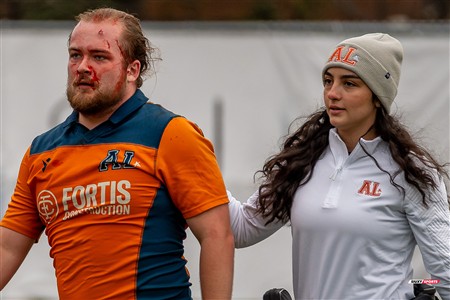 RSEQ 2024 - Final Rugby Masc CEGEP - John Abbott (48) vs (18) André Laurendeau - First Half