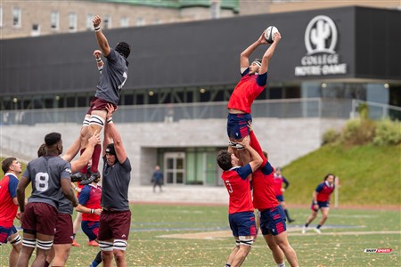 RSEQ 2024 - Finale Rugby Univ Masc - ETS (19) vs (14) Ottawa - 1 Mi-Temps Reel A