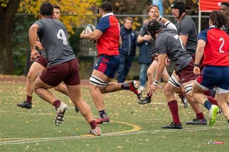 RSEQ 2024 - Finale Rugby Univ Masc - ETS (19) vs (14) Ottawa - 1 Mi-Temps Reel B