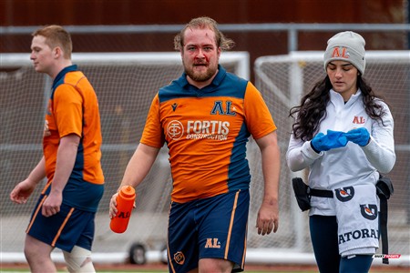 RSEQ 2024 - Final Rugby Masc CEGEP - John Abbott (48) vs (18) André Laurendeau - First Half