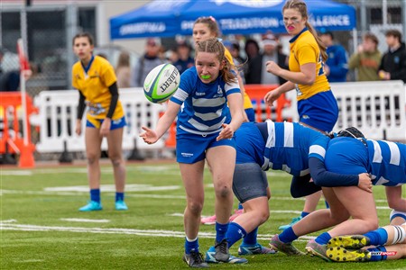RSEQ 2024 - Final Rugby Fem CEGEP - John Abbott (12) vs (21) Dawson - First Half