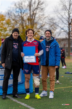 RSEQ 2024 - Finale Rugby Univ Masc - ETS vs Ottawa - Medailles ETS