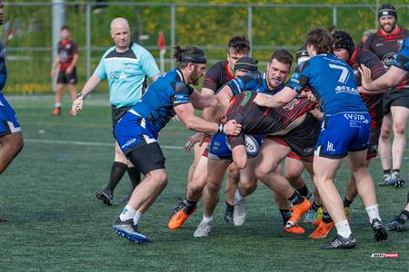 RQ 2024 - Super Ligue M - Parc Olympique (29) vs (15) Club de Rugby de Québec - 1ère mi-temps
