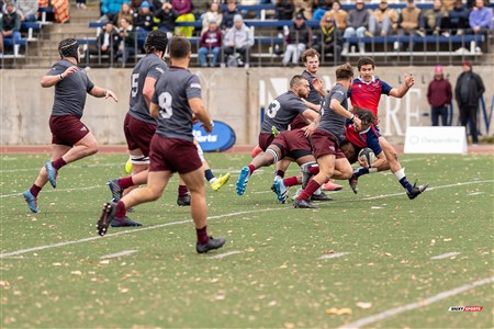 RSEQ 2024 - Finale Rugby Univ Masc - ETS (19) vs (14) Ottawa - 1 Mi-Temps Reel B