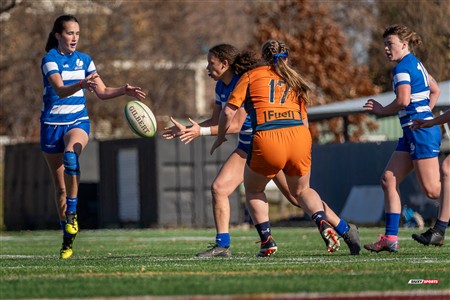 RSEQ 2024 - Démi Finale Rugby Fem Cegep - André Laurendeau (31) vs (43) Dawson