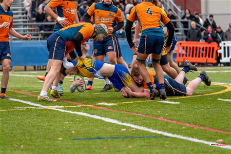 RSEQ 2024 - Final Rugby Masc CEGEP - John Abbott (48) vs (18) André Laurendeau - First Half