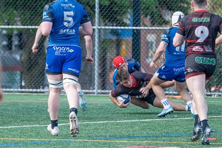 RQ 2024 - Super Ligue M - Parc Olympique (29) vs (15) Club de Rugby de Québec - 1ère mi-temps