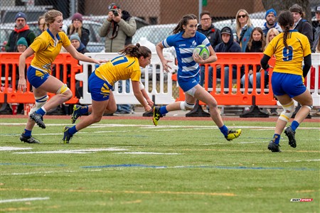 RSEQ 2024 - Final Rugby Fem CEGEP - John Abbott (12) vs (21) Dawson - First Half