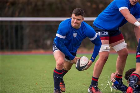 Kélian Boissier - Rugby - 2024 Espoirs - FC Grenoble (53) vs (32) Castres Olympique - FC Grenoble Rugby - Castres Olympique