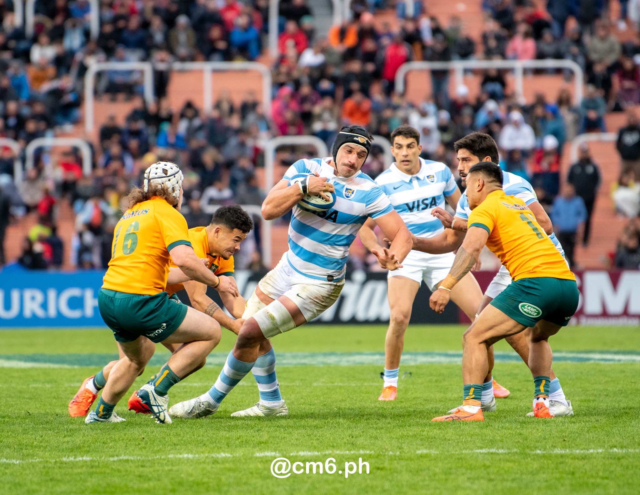  Selección Argentina de Rugby XV - Australia national rugby union team (M) - Rugby - Rugby Championship - Pumas (26) vs (41) Australia - Mendoza - Reel A (#RCH22ARGAUSa07) Photo by: Christian Mas | Siuxy Sports 2022-07-06