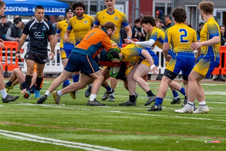 RSEQ 2024 - Final Rugby Masc CEGEP - John Abbott (48) vs (18) André Laurendeau - First Half