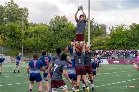 RSEQ 2024 - Rugby Univ. Masc - Ottawa U (18) vs (16) ETS - 1st Half
