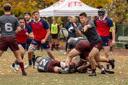 RSEQ 2024 - Finale Rugby Univ Masc - ETS (19) vs (14) Ottawa - 2 Mi-Temps Reel A